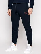 Spodnie sportowe męskie - Jack&Jones Spodnie dresowe Gordon 12165322 Granatowy Regular Fit - miniaturka - grafika 1