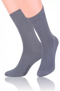 SKARPETY STEVEN 086 BAMBUS (kolor szary, rozmiar 35-37) - Skarpetki męskie - miniaturka - grafika 2