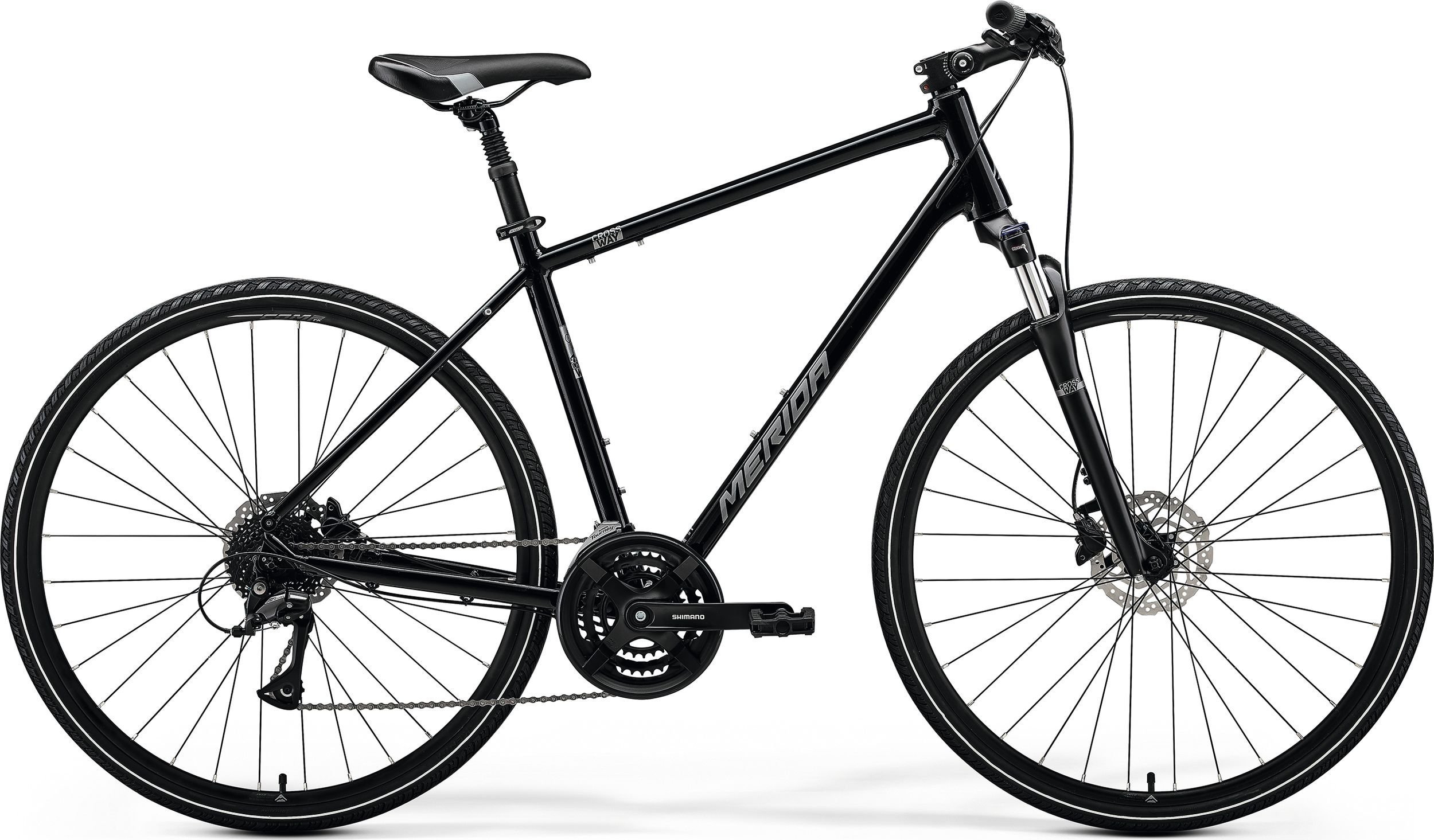 Merida Dviratis Merida Crossway 20 III1 blacksilver-59 cm / XL Dydis: 59 cm / XL