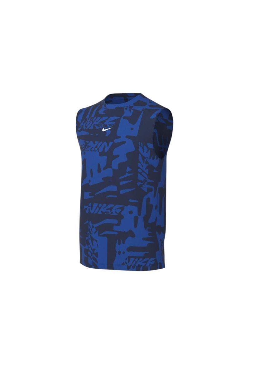 Top chłopięce Nike Sportswear Canotta HJ3794 480 niebieski