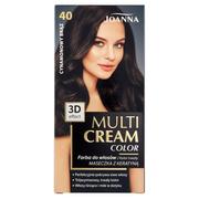 Farby do włosów i szampony koloryzujące - Joanna Multi Cream Color 40 Cynamonowy Brąz - miniaturka - grafika 1