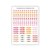 Scrapbooking - Naklejki, kolorowy Planner / Make It Easy - miniaturka - grafika 1