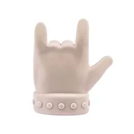 Pozostałe akcesoria kuchenne - Nakładka silikonowa na garnek do trzymania łyżki 10 x 8 x 2 cm beżowy - miniaturka - grafika 1