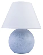 Lampy stojące - Klasyczna lampka nocna z drewna szary marmur - S226 B4-K53 - miniaturka - grafika 1