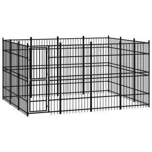 shumee shumee Kojec zewnętrzny dla psa stalowy 11,06 m 8720286871201 - Budy dla psów - miniaturka - grafika 4