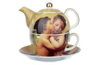 Filiżanki - Zestaw filiżanka imbryk tea for one anioł Fusaichi - miniaturka - grafika 1