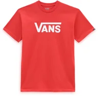 Koszulki męskie - t-shirt VANS CLASSIC TEE Racing Red/Marshmallow - miniaturka - grafika 1