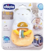 Grzechotki dla dzieci - Grzechotka 2w1 Miś świecąca lampka nocna - Chicco - miniaturka - grafika 1
