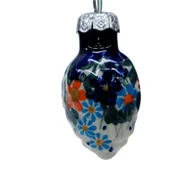 Bombki - Ceramiczna bombka orzech Ceramika Bolesławiec - miniaturka - grafika 1