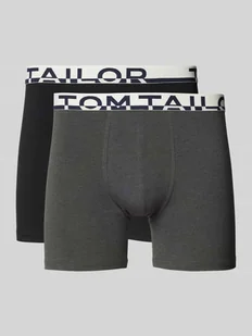 Obcisłe bokserki o kroju slim fit z napisem z logo w pasie - Majtki męskie - miniaturka - grafika 1