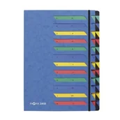 Teczki i skoroszyty - Teczka skorowidz A-Z preszpanowa 24 przekładki PAGNA DURABLE niebieska /P2415102/ - miniaturka - grafika 1