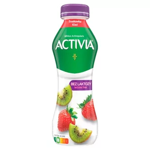 Activia Jogurt bez laktozy truskawka kiwi 270 g - Kefiry, jogurty, maślanki - miniaturka - grafika 1