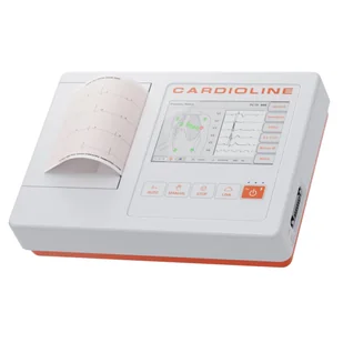 Cardioline Elektrokardiograf ECG100L 12 - kanałowy elektrokardiograf nowej generacji - Meble i wyposażenie gabinetów medycznych - miniaturka - grafika 1