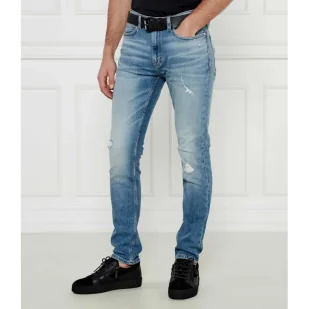 HUGO Jeansy 734 Extra slim fit - Spodnie męskie - miniaturka - grafika 1