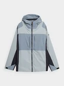 Kurtki i kamizelki sportowe męskie - 4F Kurtka trekkingowa w kolorze niebieskim - miniaturka - grafika 1