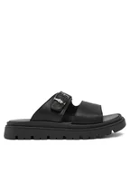 Buty dla dziewczynek - Calvin Klein Jeans Klapki Sandal V4B2-83055-1251 Czarny - miniaturka - grafika 1