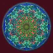 Dekoratorstwo - Mozaika diamentowa Mandala kreatywna - miniaturka - grafika 1