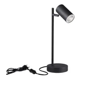 Lampy stojące - Lampa stołowa czarna regulowana EVALO TL 1xGU10 10W Kanlux - miniaturka - grafika 1