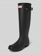 Kalosze damskie - Kozaki z detalem z logo - miniaturka - grafika 1