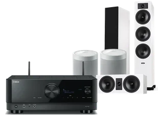 Kino domowe Yamaha RX-V6A (czarny) + Tesi 6 + 7 + 2 x MusicCast 20 (biały) - Kino domowe - miniaturka - grafika 1