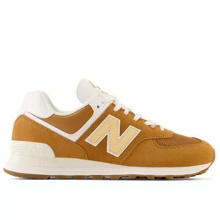 Buty sportowe męskie - Buty New Balance U574OB2 - brązowe - grafika 1