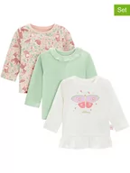 Kaftaniki dla niemowląt - COOL CLUB Koszulki (3 szt.) w kolorze białym, zielonym i jasnoróżowym - miniaturka - grafika 1