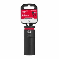 Klucze i nasadki - MILWAUKEE NASADKA UDAROWA 1/2" 20mm DŁUGA - miniaturka - grafika 1