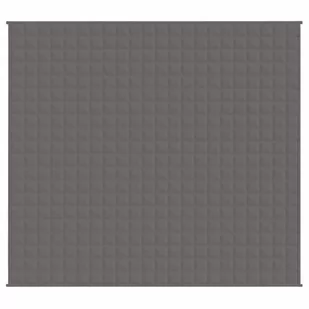 Koc obciążeniowy, szary, 200x220 cm, 13 kg, tkanina Lumarko! - Koce - miniaturka - grafika 3