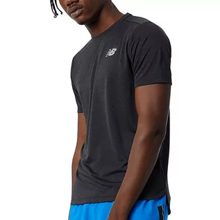 Koszulki sportowe męskie - Koszulka New Balance MT21262BK - czarna - grafika 1