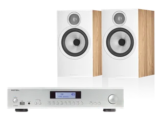 Rotel A14 MKII (srebrny) + 606 S3 (dąb) - Zestawy stereo - miniaturka - grafika 1