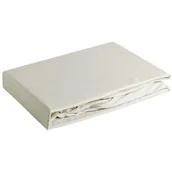 Prześcieradła - Eurofirany Wysokie prześcieradło satynowe z gumką ciemnobeżowe 100x200+25cm - miniaturka - grafika 1