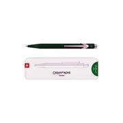 Długopisy - Długopis automatycznY CARAN D ACHE 849 COLORMAT-X M w pudełku zielony 1szt. /CD849-734/ - miniaturka - grafika 1