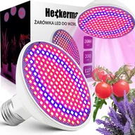 Pozostałe akcesoria do uprawy roślin - Żarówka LED plant Heckermann 200LED 18WLED - 20W - miniaturka - grafika 1