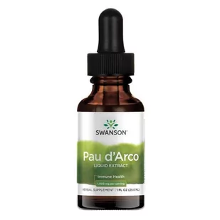 Swanson Pau d'Arco liquid ekstrakt 29,6ml - Suplementy diety - miniaturka - grafika 1