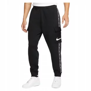 NIKE SPODNIE DRESOWE MĘSKIE BAWEŁNA BOJÓWKI DX2030 010 r. S - Dresy męskie - miniaturka - grafika 1