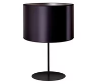 Lampy stojące - Duolla - Lampa stołowa CANNES 1xE14/15W/230V 20 cm czarny/srebrny - miniaturka - grafika 1