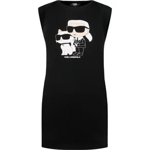 Karl Lagerfeld Kids Sukienka - Sukienki i spódniczki dla dziewczynek - miniaturka - grafika 1