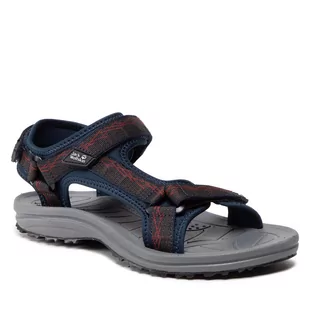 Jack Wolfskin Sandały Wave Breaker M 4052011 Navy Blue - Sandały damskie - miniaturka - grafika 1