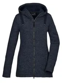 Kurtki damskie - G.I.G.A. DX Damska kurtka polarowa z kapturem GW 72 WMN KNTFLC JCKT, granatowa, 40, 42437-000 - miniaturka - grafika 1