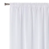 Firany - Firanka z taśma MARY, 290 x 160 cm, kolor biały - miniaturka - grafika 1