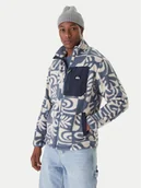 Bluzy męskie - Quiksilver Polar Clean Coast EQYPF03066 Niebieski Regular Fit - miniaturka - grafika 1