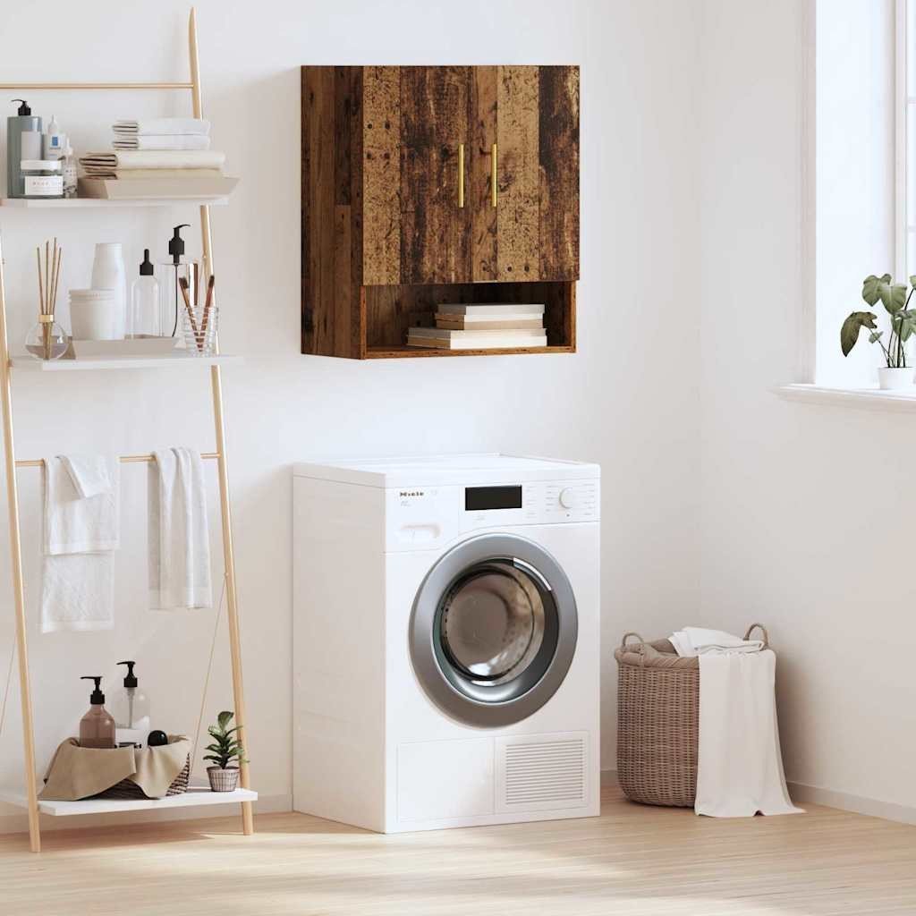 vidaXL Szafka ścienna Stare drewno 60 x 31 x 70 cm