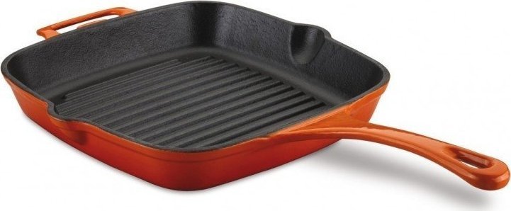 Patelnia KORKMAZ grillowa Żeliwna 26cm