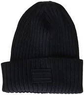 Czapki damskie - Tommy Hilfiger Mtze Ribbed Cuff czapka beanie-Mtze, niebieski, jeden rozmiar - miniaturka - grafika 1