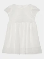 Sukienki i spódniczki dla dziewczynek - Coccodrillo Sukienka elegancka WC4128205EBG Biały Regular Fit - miniaturka - grafika 1