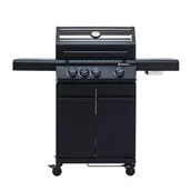 Grille gazowe - Grill gazowy Hudson II 3+1 palniki 13,5 KW czarny Naterial - miniaturka - grafika 1