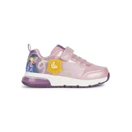Sneakersy damskie - Dziecięce Sneakersy GEOX J SPACECLUB GIRL A J458VA-0ANAJ-CE88UK – Różowy - miniaturka - grafika 1