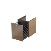 Szafki łazienkowe - Szafka Łazienkowa Pod Blat Z Koszem Na Pranie 40 Oristo Siena - miniaturka - grafika 1