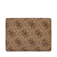 Portfele - Duży Portfel Męski Guess SMMALL LEA27 Brązowy - miniaturka - grafika 1