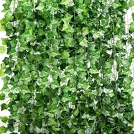 Sztuczne kwiaty - 24 x SZTUCZNY BLUSZCZ girlanda na balkon ścianę - miniaturka - grafika 1